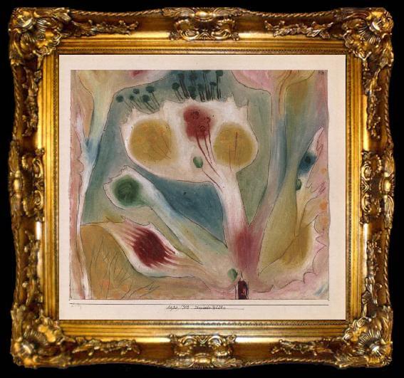 framed  Paul Klee Tropical blossom, ta009-2